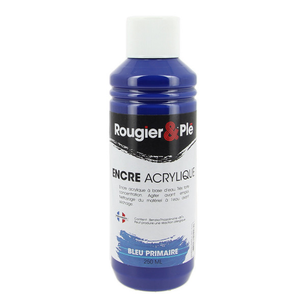 Encre acrylique 250 ml R&P Bleu primaire