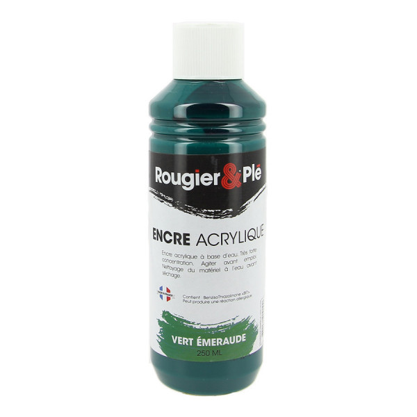 Encre acrylique 250 ml R&P Vert émeraude