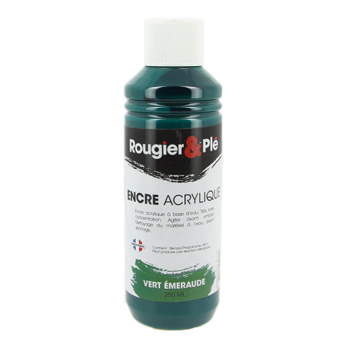 Encre acrylique 250 ml R&P Vert émeraude