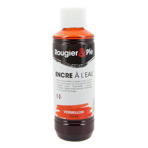 Encre à l'eau 250 ml R&P Rouge vermillon