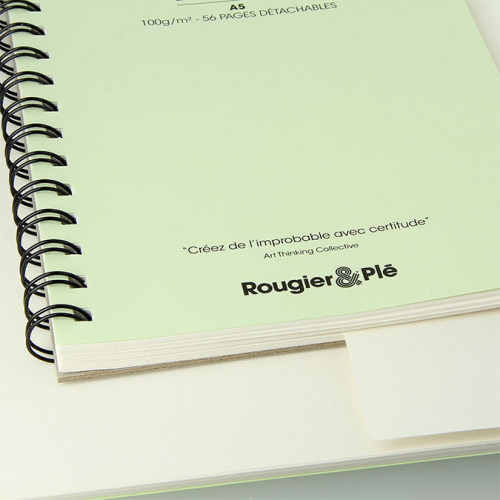 Bloc de croquis Vert 100 g/m² 56 feuilles A5 14,8 x 21 cm