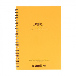 Bloc de croquis Orange 100 g/m² 56 feuilles A5 14,8 x 21 cm