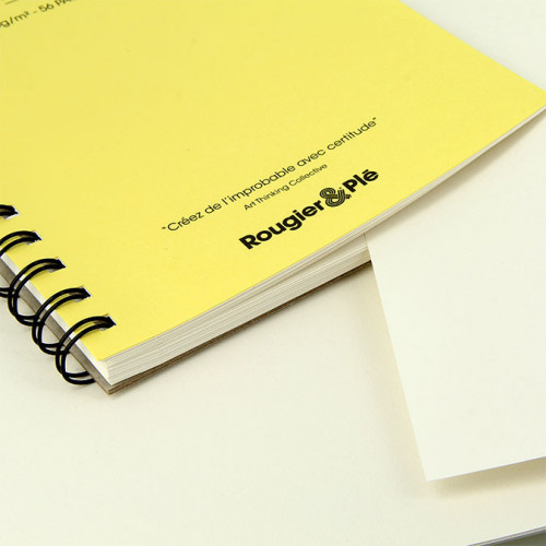 Bloc de croquis Jaune 100 g/m² 56 feuilles A4 21 x 29,7 cm