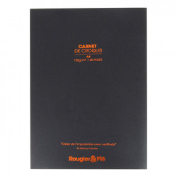 Carnet de croquis R&P 100 g/m² 120 pages A4 21 x 29,7 cm