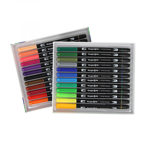 Feutres Coloriage kit 48 pièces Set Marqueurs Encre à base d