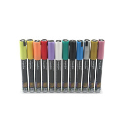 Marqueurs acryliques Créa boîte 12 pcs - Rougier&Plé