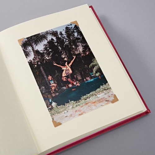 Album photos Medium bi-color 80 pages - Framboise, Fuchsia