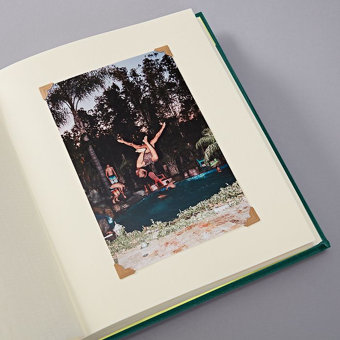 Album photos Medium bi-colore 80 pages - Vert Forêt, Kiwi