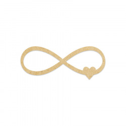 Infini cœur 4 x 1,5 cm