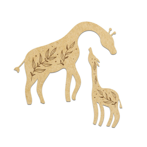 Lot famille Girafe 2 pcs