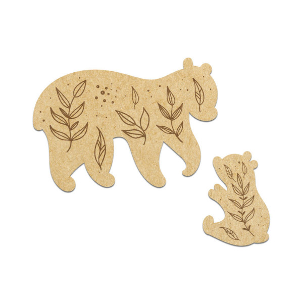 Lot famille Ours 2 pcs