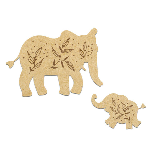 Lot famille Eléphant 2 pcs