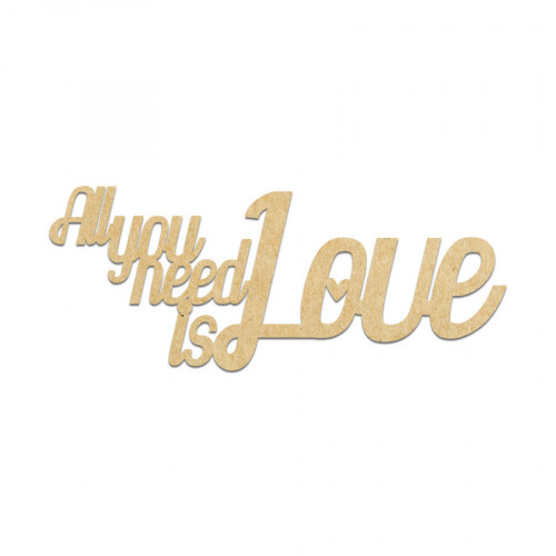 All need is love 13,6 x 5,4 cm