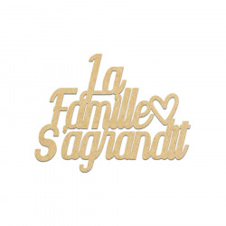 La famille s'agrandit 6,6 x 5 cm