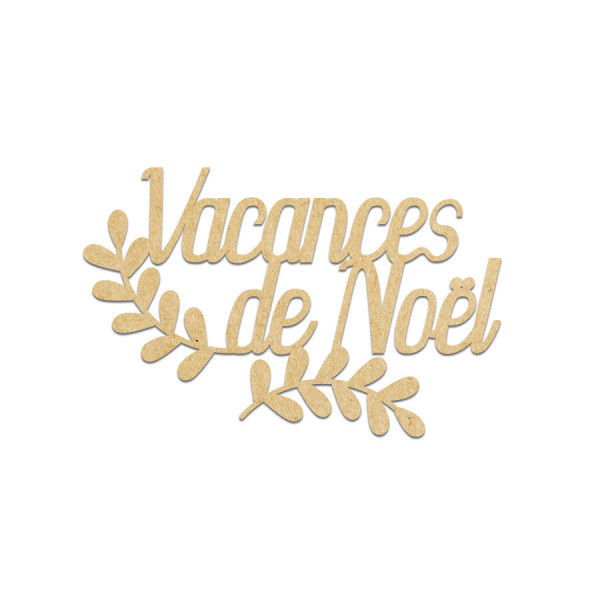 Vacances de Noël 7,4 x 4,8 cm