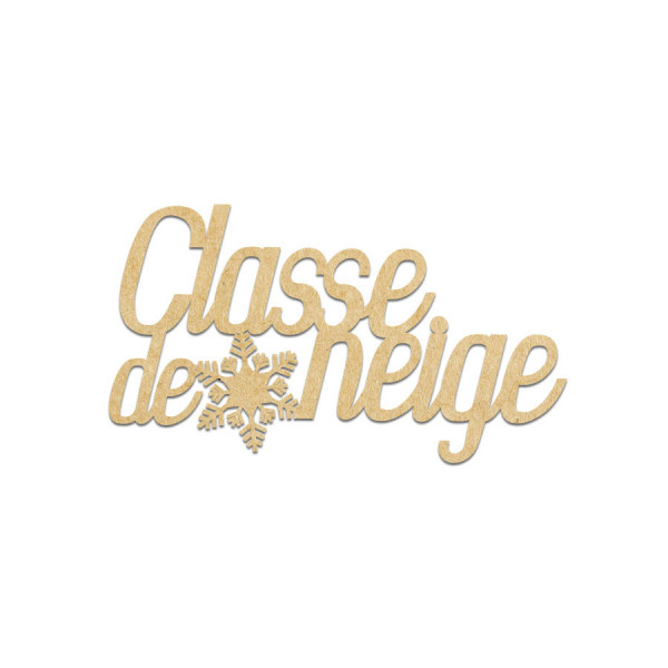 Classe de neige 6 x 3,4 cm