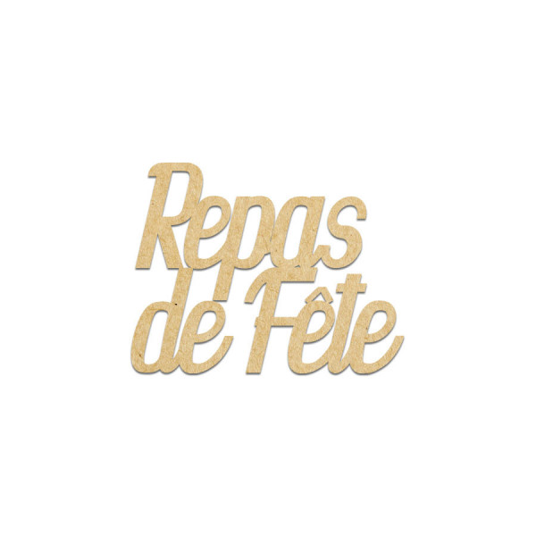 Repas de Fête 4,6 x 3,7 cm