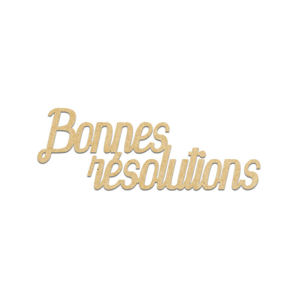 Bonnes résolutions 8,4 x 3 cm