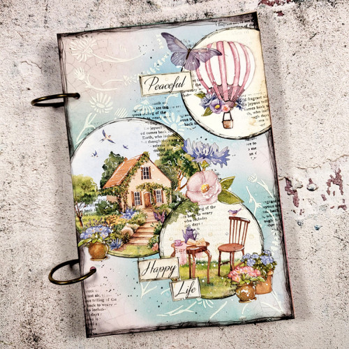 Découpes en papier Ephemera Create Happiness Welcome Home Village