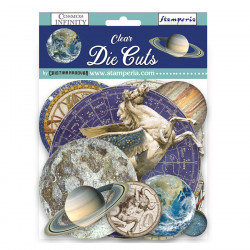 Clear Die cuts Cosmos Infinity