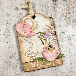Rub On 10,16 x 21,6 cm Create Happiness Welcome Home Fleurs