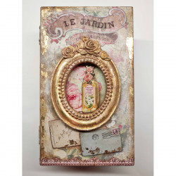 Papier de riz A4 21 x 29.7 cm Rose Parfum Le jardin des parfums