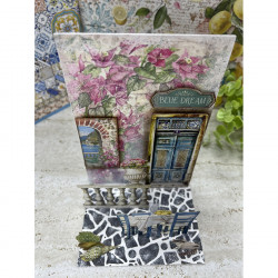 Pochoir 18 x 18 cm Blue Dream Mosaïque