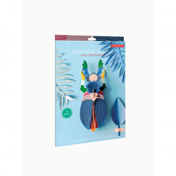 Décoration murale 3D 12 x 7 x 31 cm Coléoptère japonais