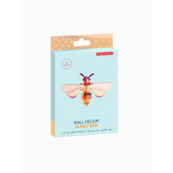 Décoration murale 3D 20 x 6 x 14 cm Abeille Honey Bee