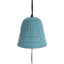 Cloche Feng Shui Furin Iwachu bleu clair 4,5 cm