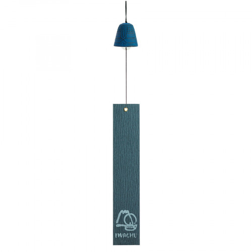 Cloche Feng Shui Furin Iwachu bleue 4,5 cm