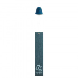 Cloche Feng Shui Furin Iwachu bleue 4,5 cm
