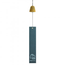 Cloche Feng Shui Furin Iwachu jaune 4,5 cm
