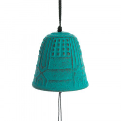 Cloche Feng Shui Furin Iwachu turquoise 4,5 cm
