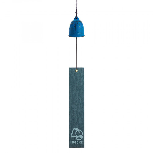 Cloche Feng Shui Furin Iwachu bleue 5,5 cm