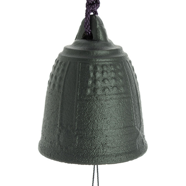 Cloche Feng Shui Furin Iwachu noire 5,5 cm