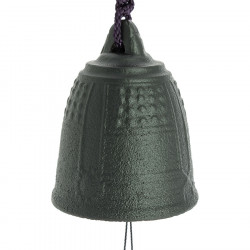 Cloche Feng Shui Furin Iwachu noire 5,5 cm