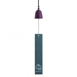 Cloche Feng Shui Furin Iwachu pourpre 5,5 cm