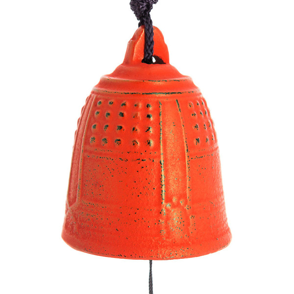 Cloche Feng Shui Furin Iwachu rouge 5,5 cm