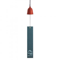 Cloche Feng Shui Furin Iwachu rouge 5,5 cm