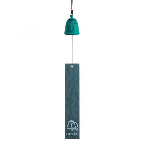 Cloche Feng Shui Furin Iwachu turquoise 5,5 cm