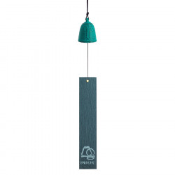 Cloche Feng Shui Furin Iwachu turquoise 5,5 cm