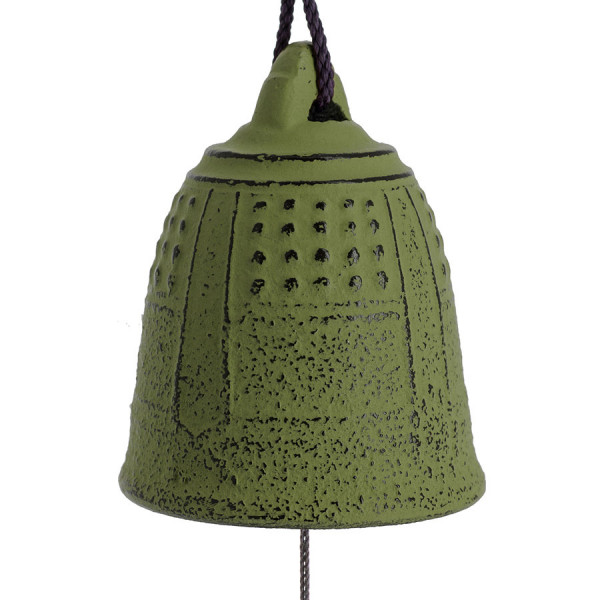 Cloche Feng Shui Furin Iwachu verte 5,5 cm