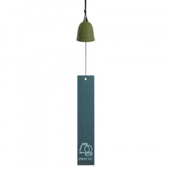 Cloche Feng Shui Furin Iwachu verte 5,5 cm