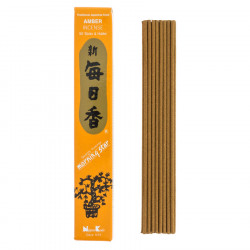 Encens Morning Star Ambre 50 bâtonnets