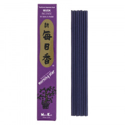 Encens Morning Star Musc 50 bâtonnets