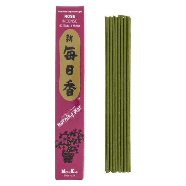 Encens Morning Star Rose 50 bâtonnets