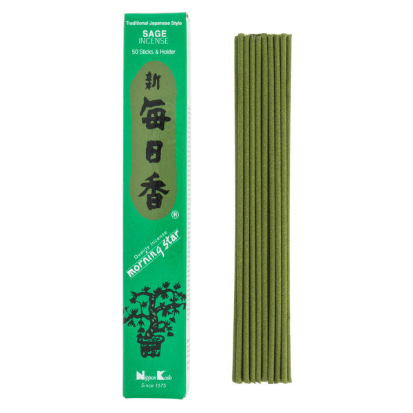Encens Morning Star Sauge 50 bâtonnets