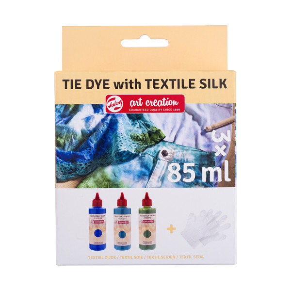 Teinture Soie Tie & Dye 3 x 85 ml Set Bleu