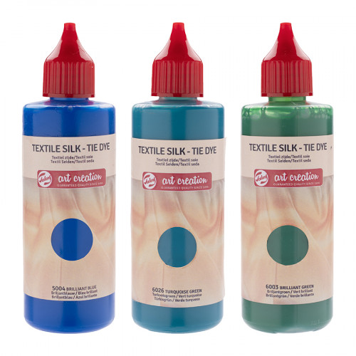 Teinture Soie Tie & Dye 3 x 85 ml Set Bleu